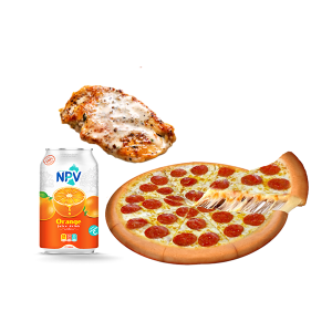 Mede Foods-Glasgow-Top-Restaurant-&-Fast-Food-10″-Pizza-With-1-Topping-Chicken-Or-Cheese-Burger-&-Can-Of-Juice