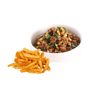 Mede Foods-Glasgow-Top-Restaurant-&-Fast-Food-Chips-&-Spicy-Mince