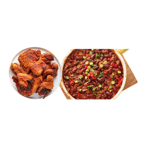 Mede Foods-Glasgow-Top-Restaurant-&-Fast-Food-Spicy-Chicken-Or-Chilli-Mince