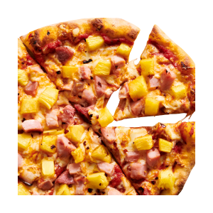 Mede Foods-Glasgow-Top-Restaurant-&-Fast-food-Hawaiian-ham-and-pineapple-pizzaa