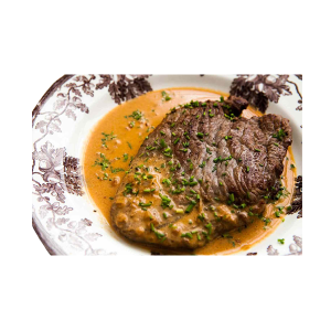 Mede Foods-Glasgow-Top-Restaurant-&-Fast-food-Sirloin-Steak-with-Diane-Sauce